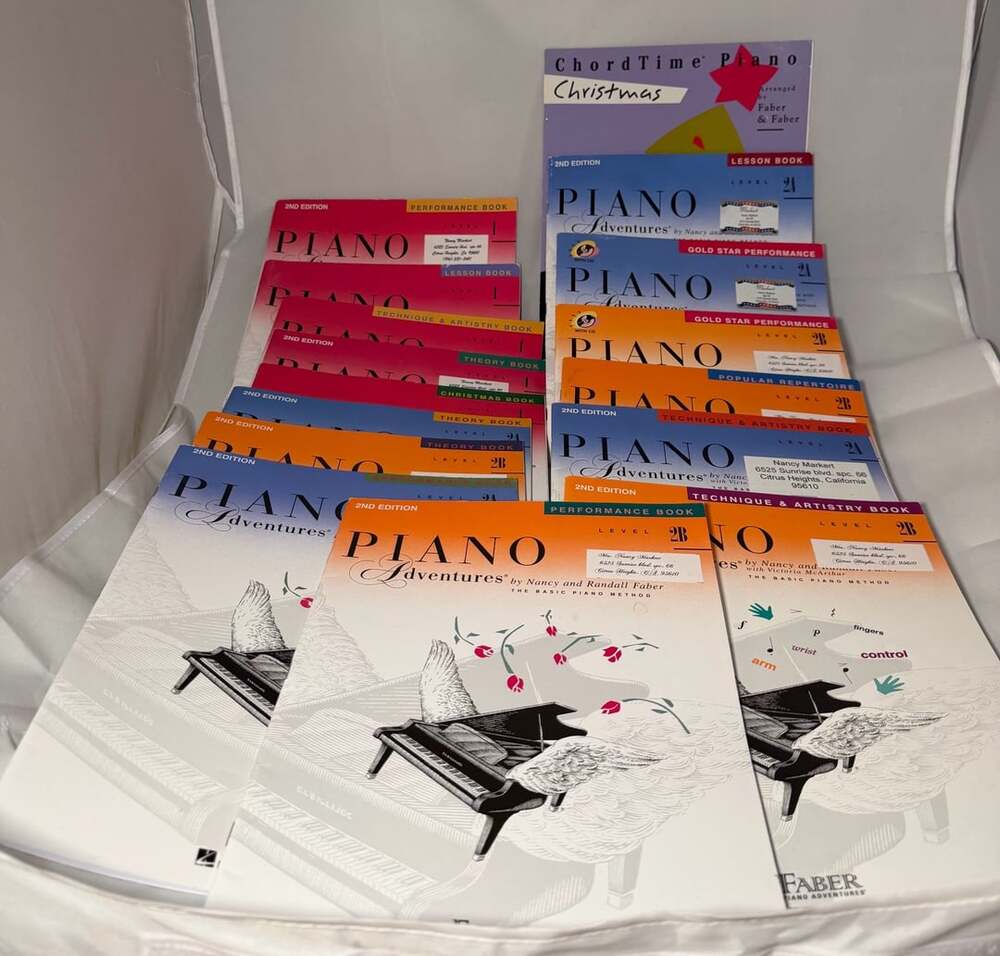 Faber Piano Adventures Level 1&2Assorted Music Books Lot of 16
